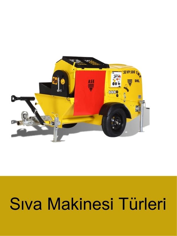 Sıva Makinesi Türleri Nelerdir?